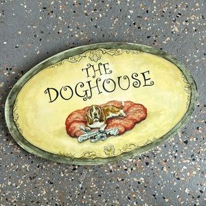 Stupell Industries dog house beagle wall plaque sign
